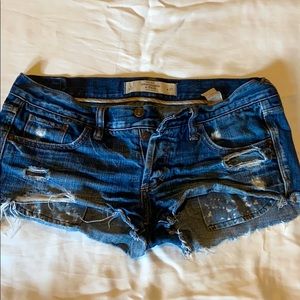 Denim shorts